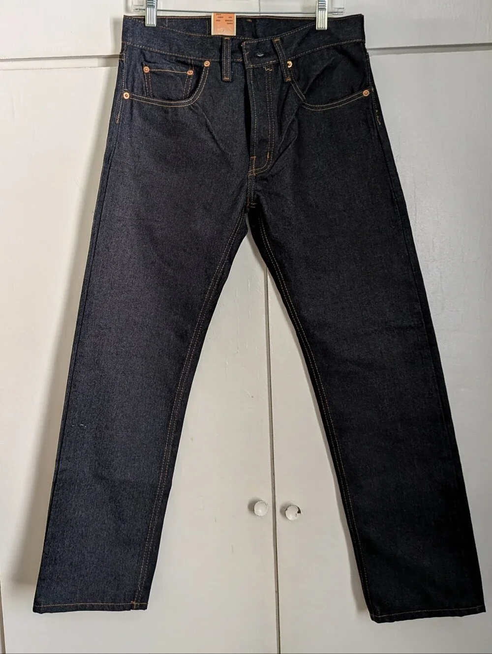Levi's Original Fit 501 Straight Leg Button Fly Jeans - Picture 3 of 6